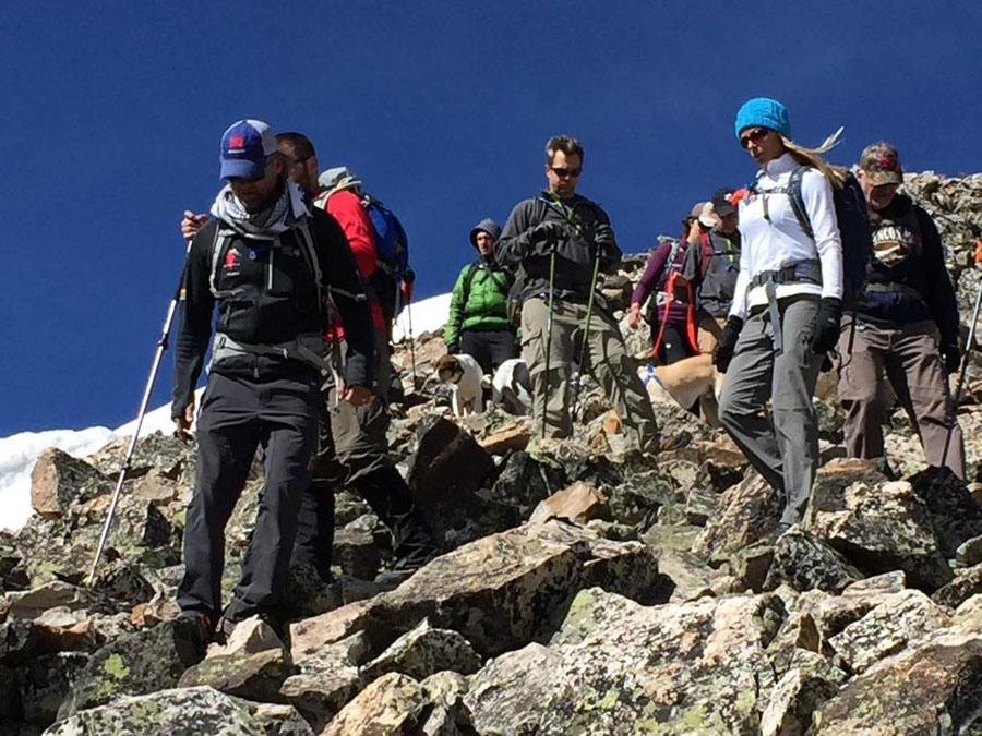 High Altitude training in Colorado 14,000 foot peaks